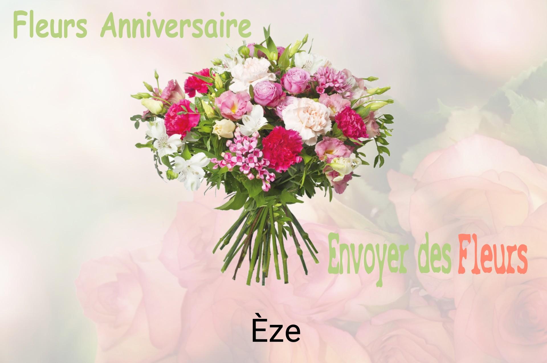 Bouquet de fleurs d’anniversaire livré à Èze