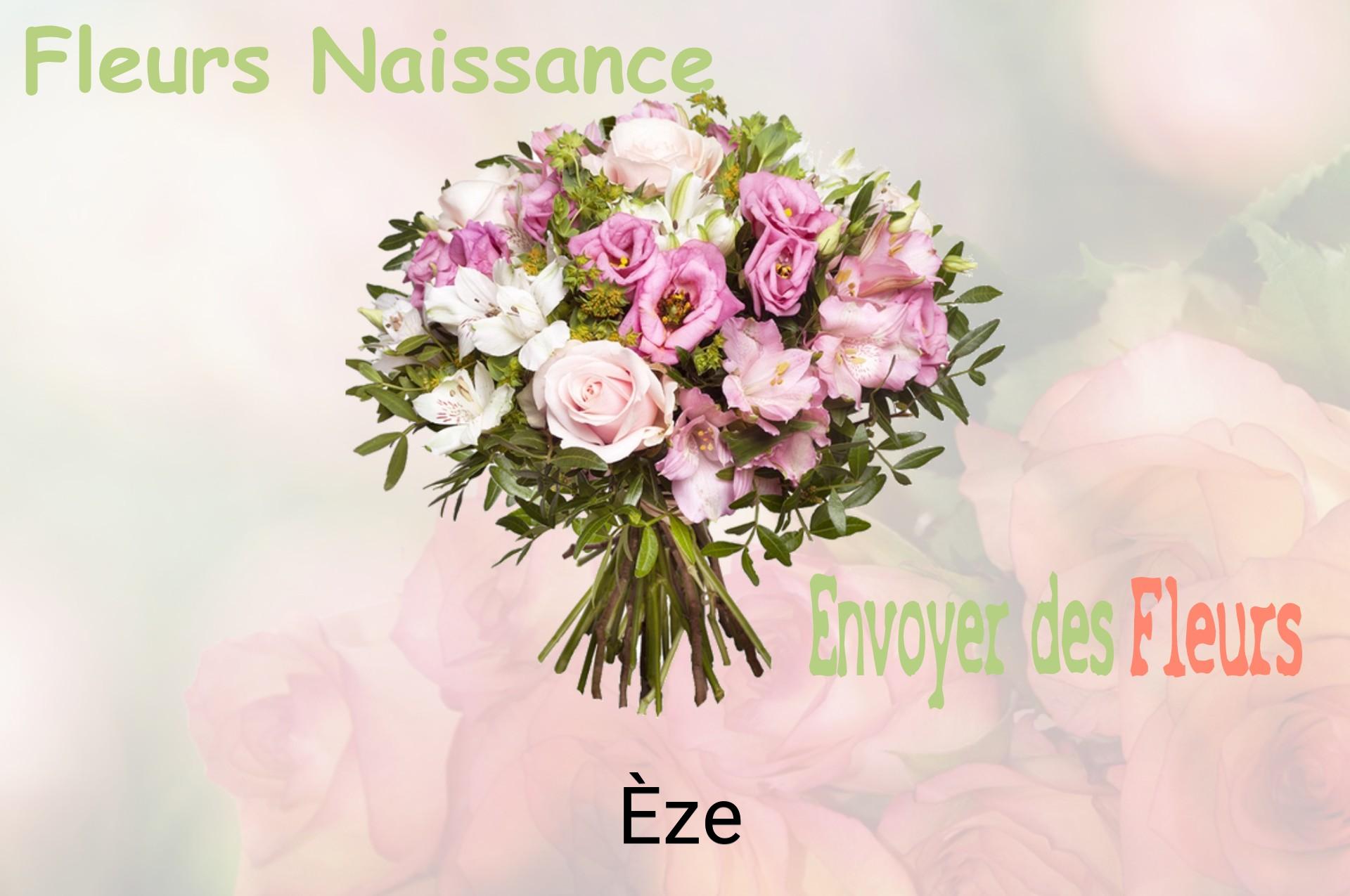 Bouquet de fleurs de naissance livré à Èze